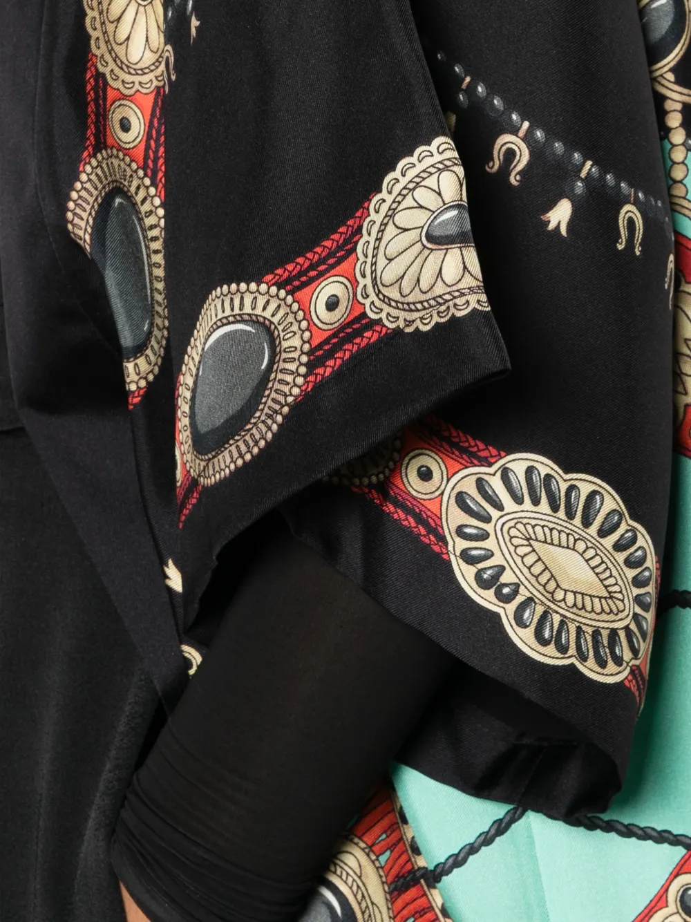 ETRO graphic-print jacket Zwart