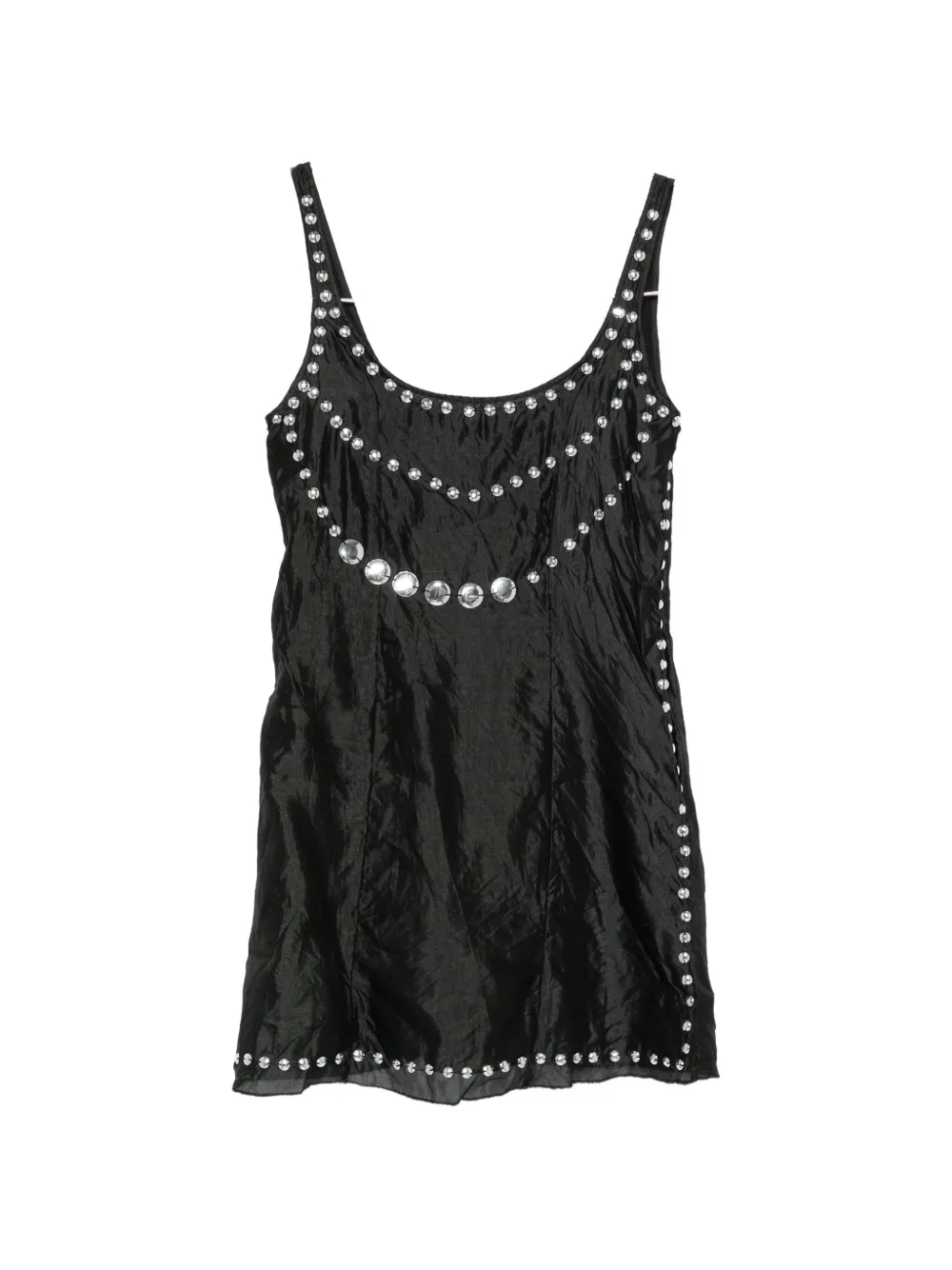 Gimaguas Claude studded mini dress - Nero