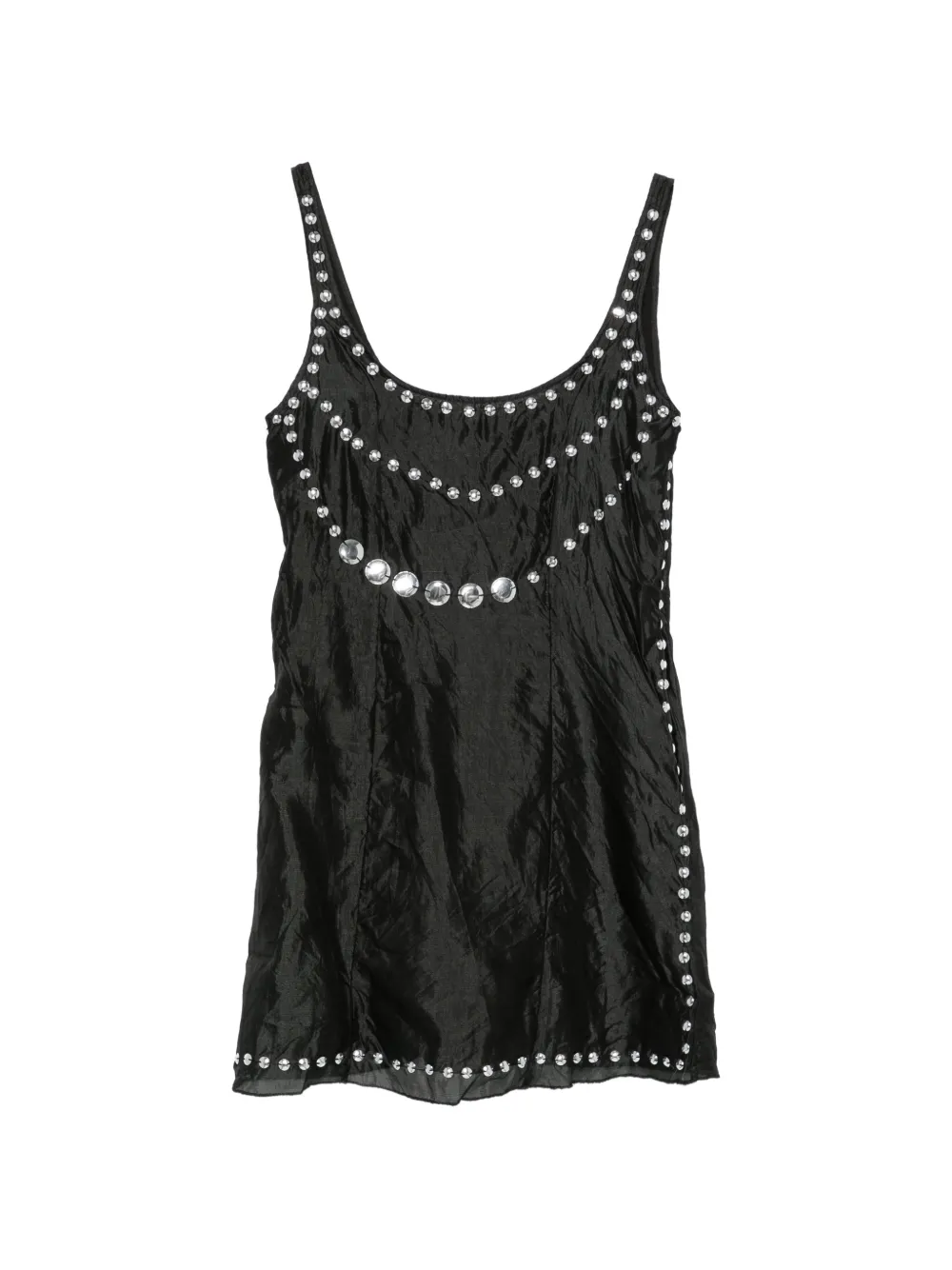 Gimaguas Claude studded mini dress - Schwarz