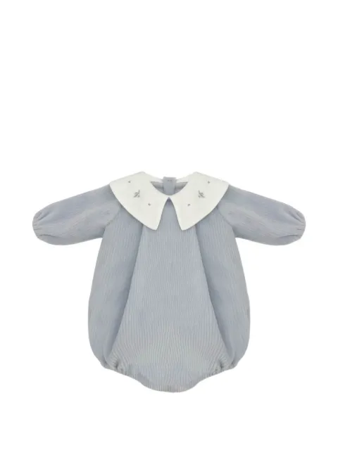 La Stupenderia embroidered corduroy romper