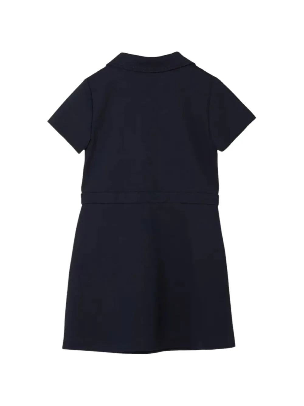 Versace Kids Greca-pattern zip-up dress Blauw