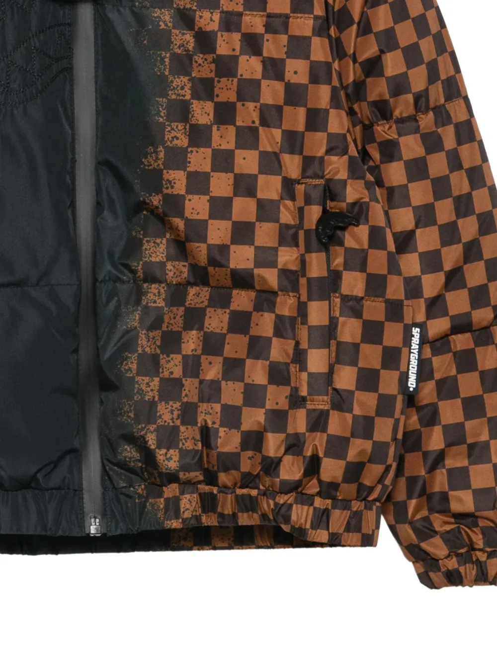 sprayground kid Gewatteerd jack Zwart