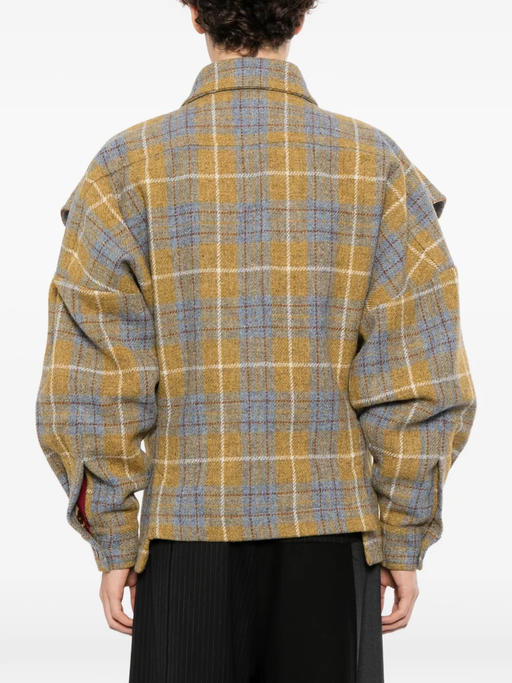 Vivienne Westwood Geruit shirtjack Geel