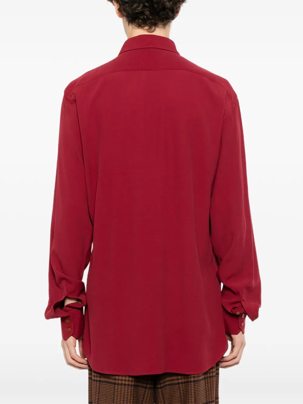 Vivienne Westwood Overhemd met geborduurd logo Rood