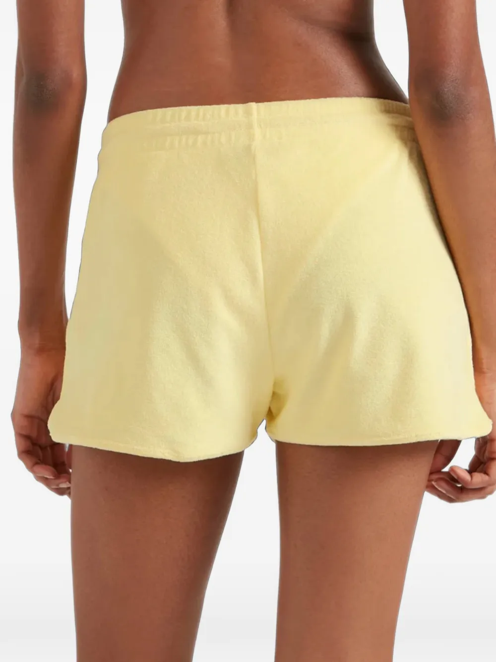 Hunza G drawstring shorts Geel