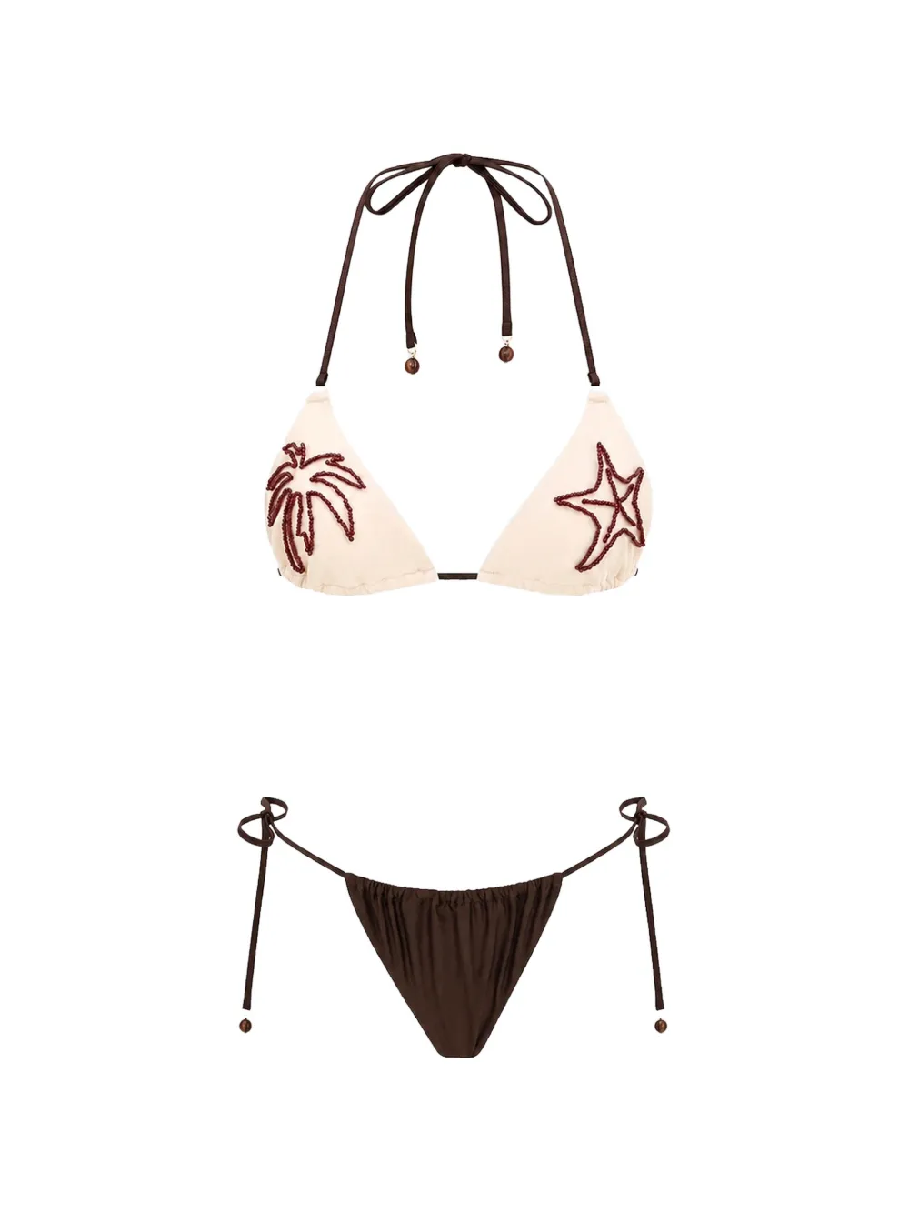 ZIMMERMANN Mahon bead-embellished bikini