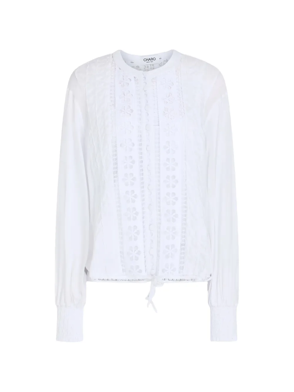 Charo Ruiz Ibiza Donnelie guipure-lace shirt