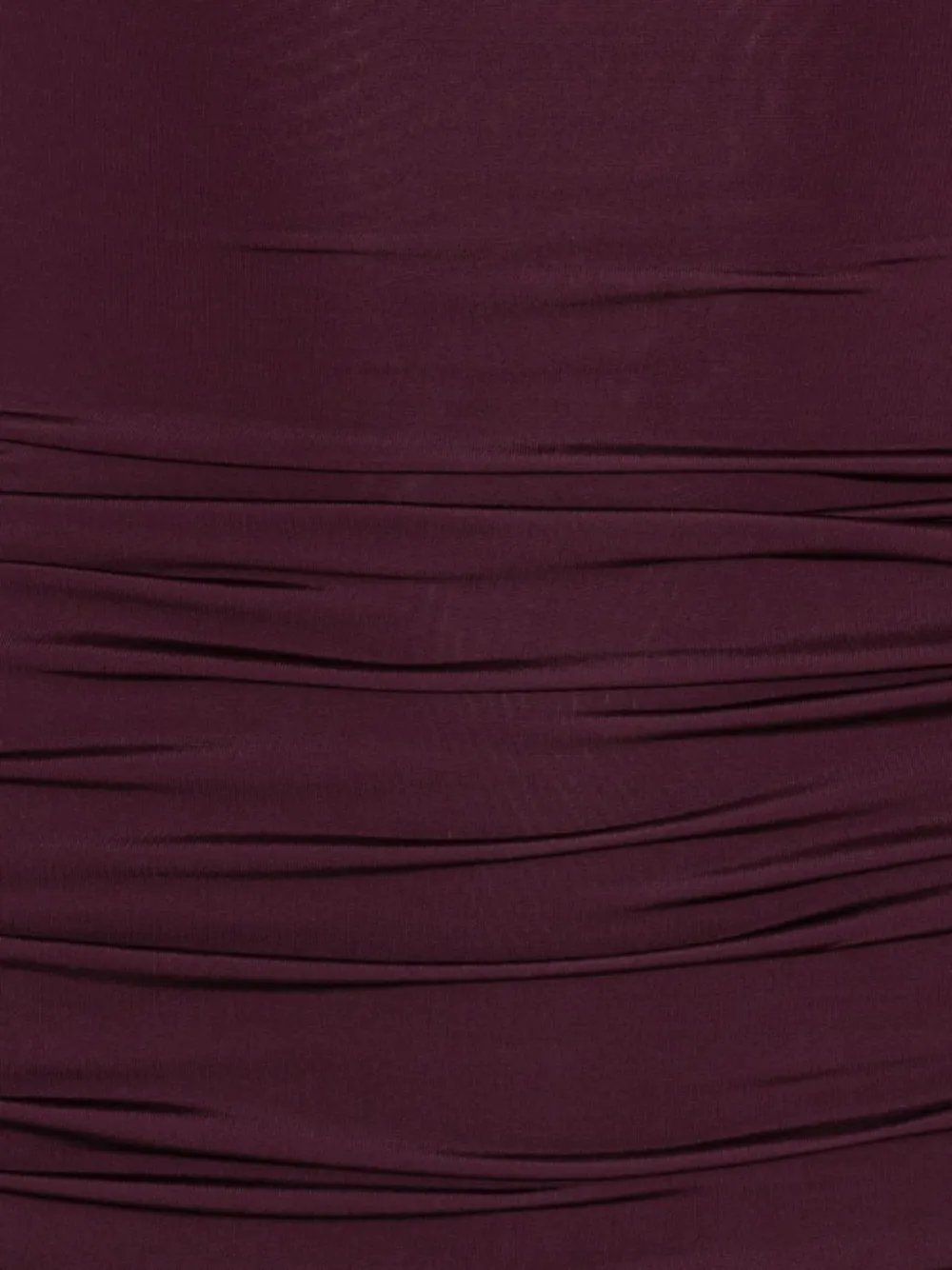 ROTATE BIRGER CHRISTENSEN Gedrapeerde bordeaux mini-jurk Rood