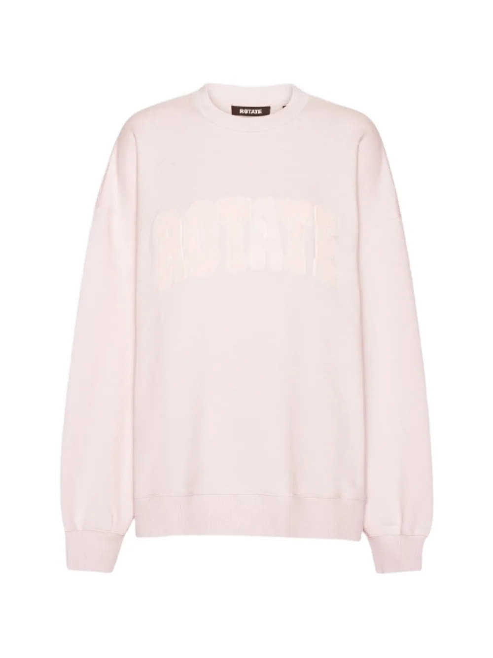 ROTATE BIRGER CHRISTENSEN heavy crewneck sweat light pink
