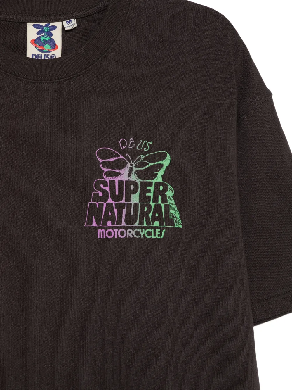 Deus Ex Machina Temple Torque T-shirt met grafische print Grijs