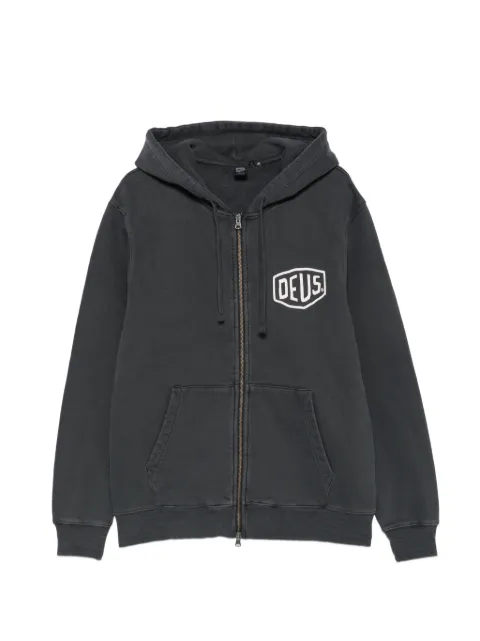 Deus Ex Machina Felpa Shield con cappuccio e logo