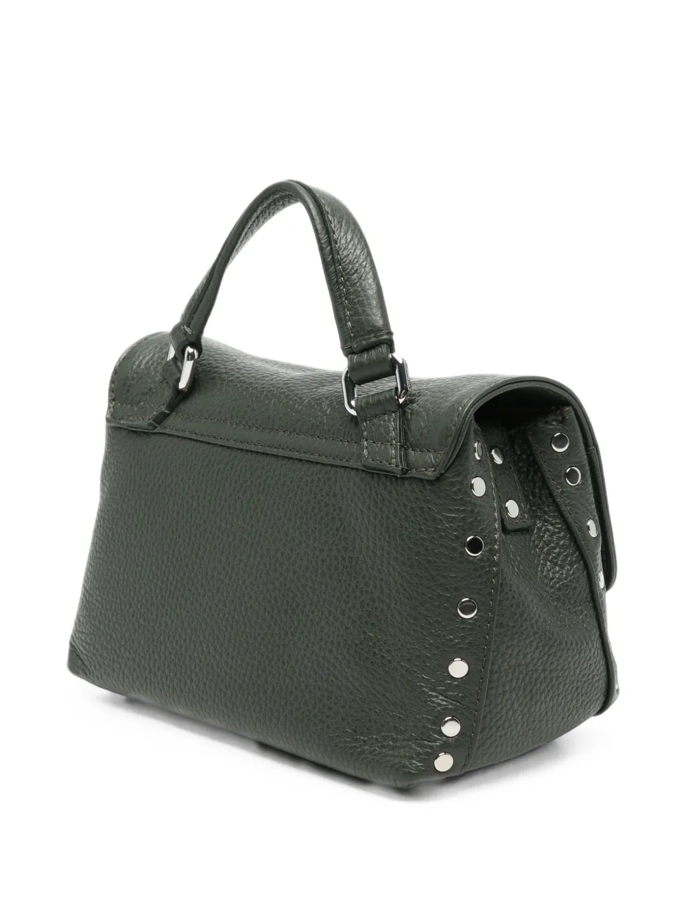 Zanellato Baby Postina leren schoudertas Groen