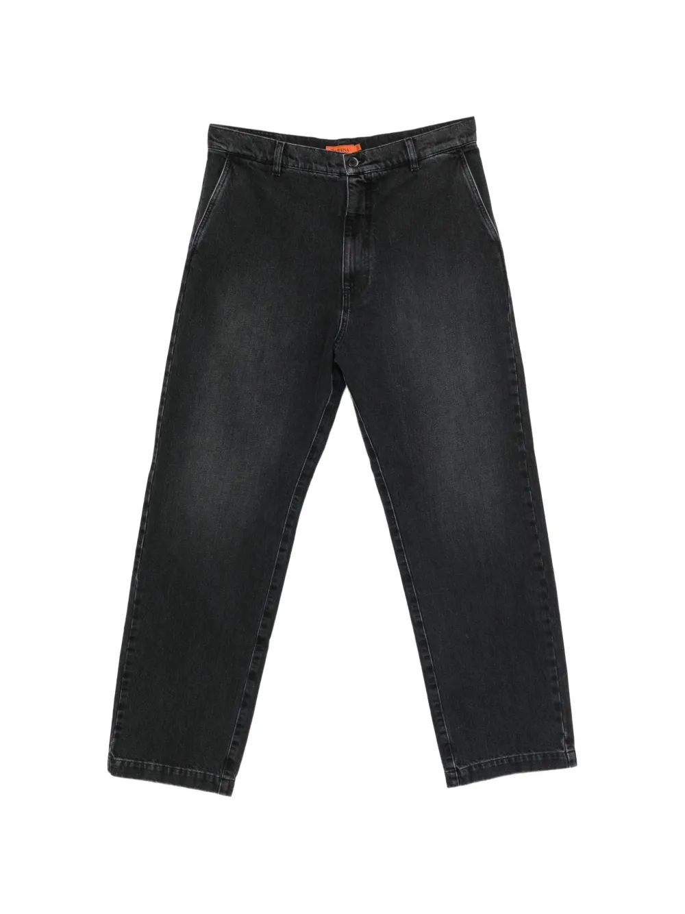 Barena faded straight-leg jeans - Nero