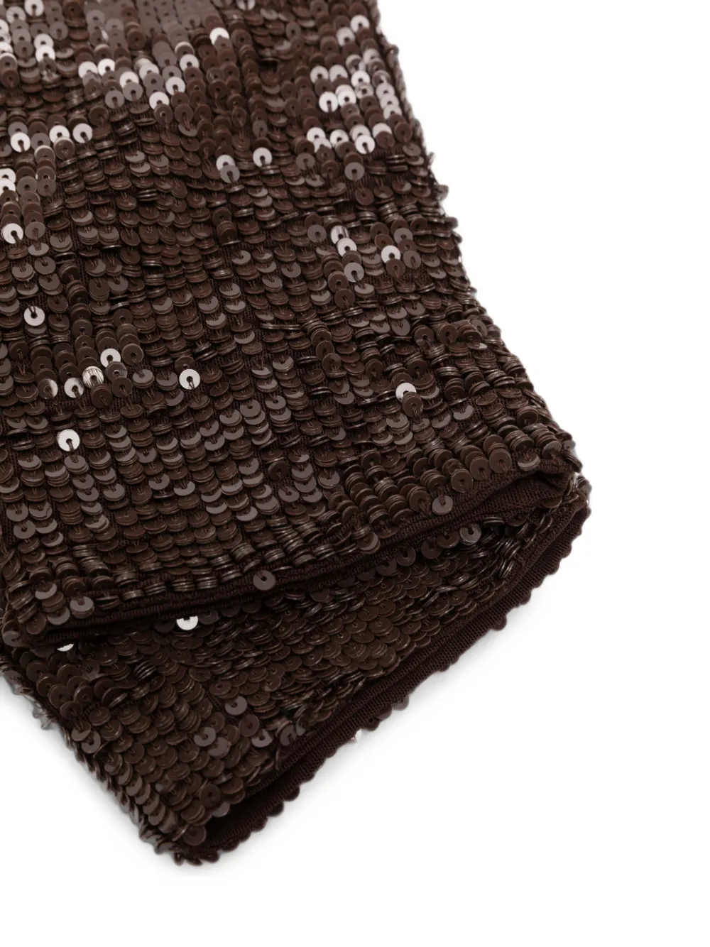 P.A.R.O.S.H. sequin-embellished gloves Bruin