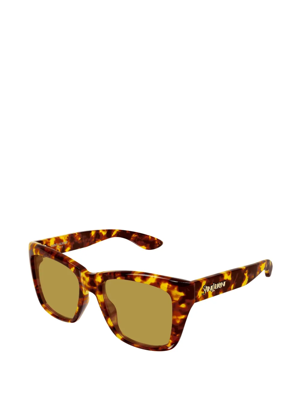 Saint Laurent Eyewear SL 923 zonnebril met schildpadschild-design Bruin