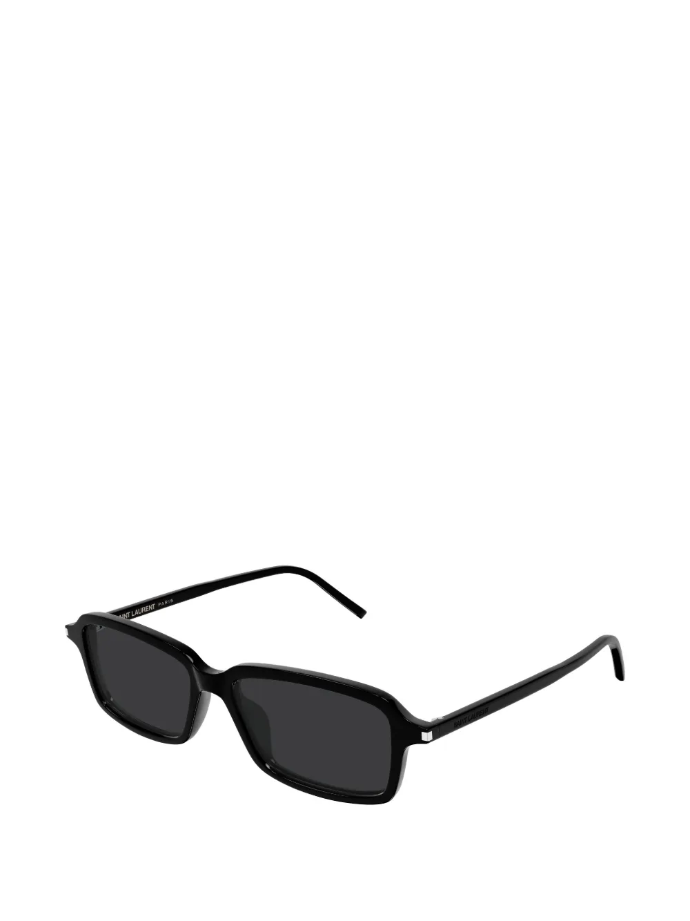 Saint Laurent Eyewear Zonnebril met rechthoekig montuur Zwart