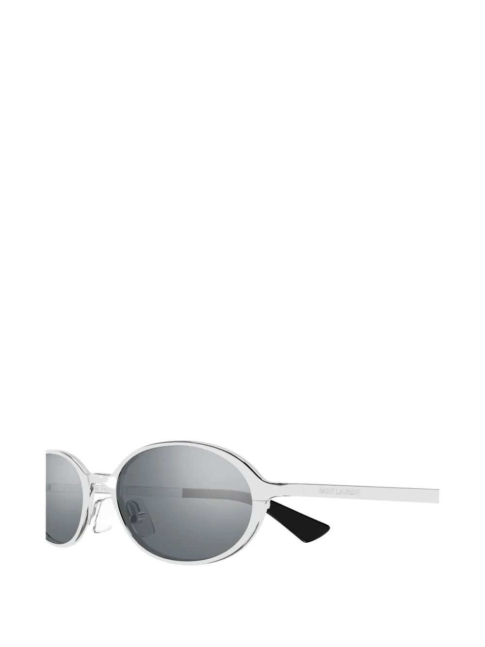 Saint Laurent Eyewear SL935 zonnebril met ovaal montuur Zilver