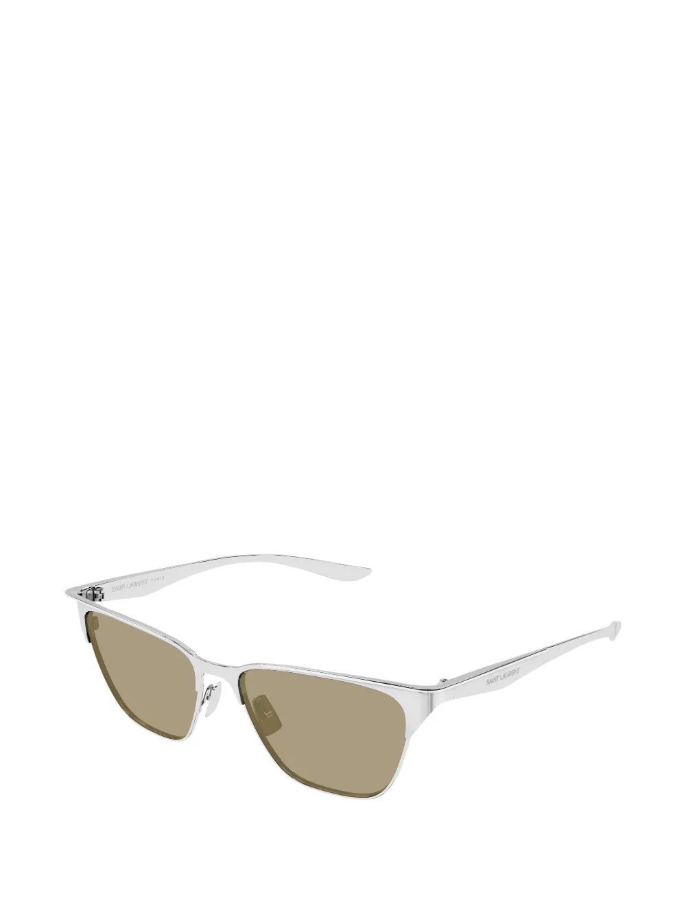 Saint Laurent Eyewear SL920 zonnebril met geometrisch montuur Zilver