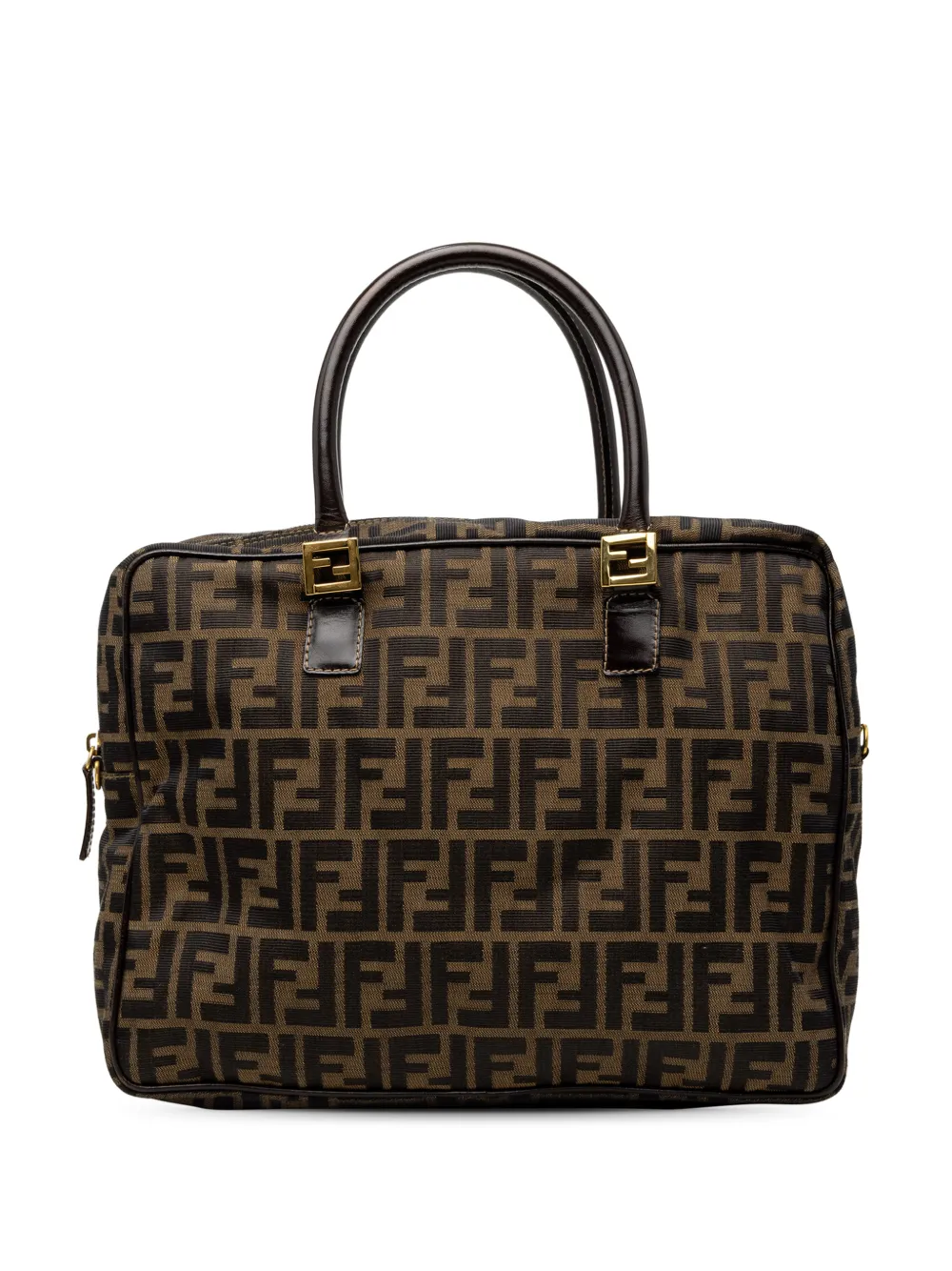 Fendi Pre-Owned sacoche en toile à motif Zucca (XXe siècle) - Marron Fendi Pre-Owned sacoche en toile à motif Zucca (XXe siècle) - Marron