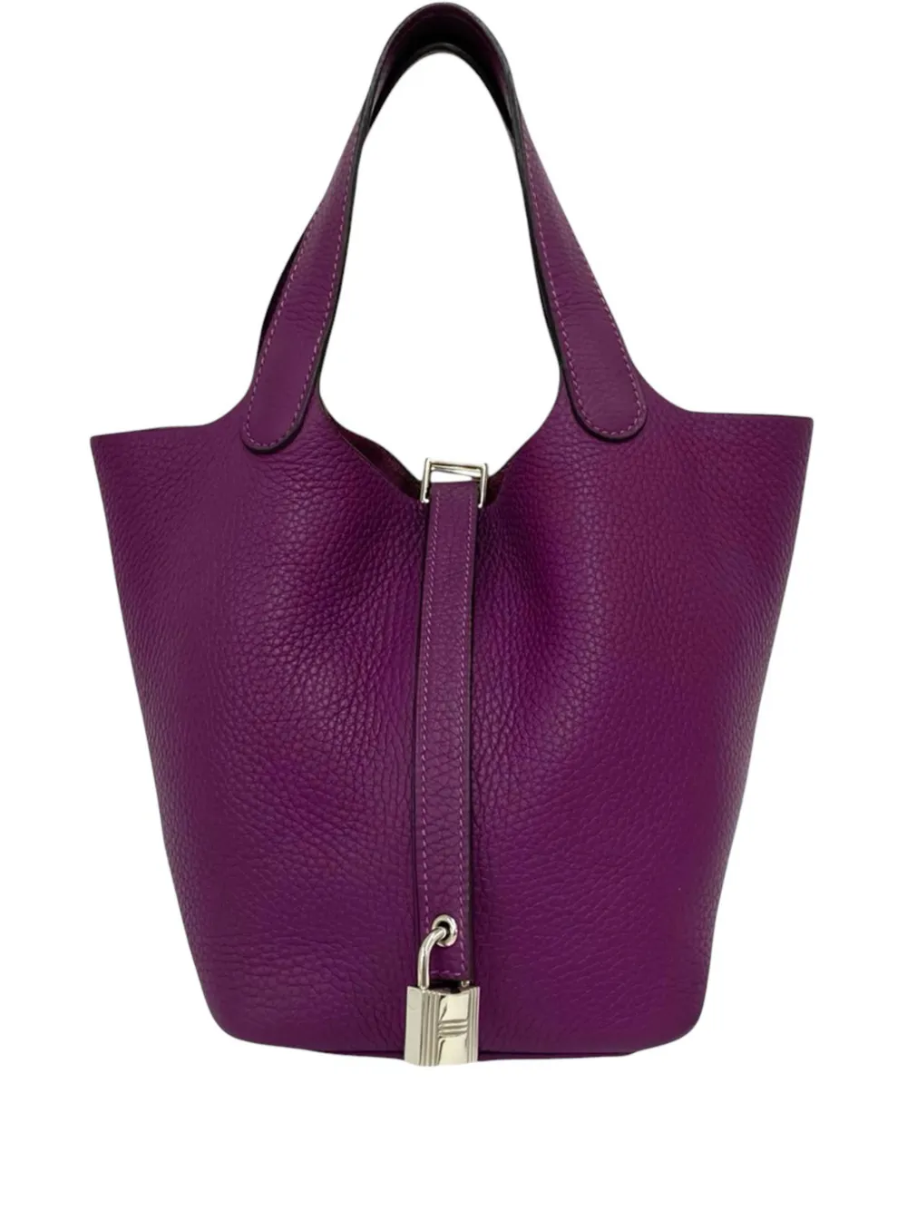 Hermès Pre-Owned 2021 Clemence Picotin Lock Handtasche 18cm - Violett