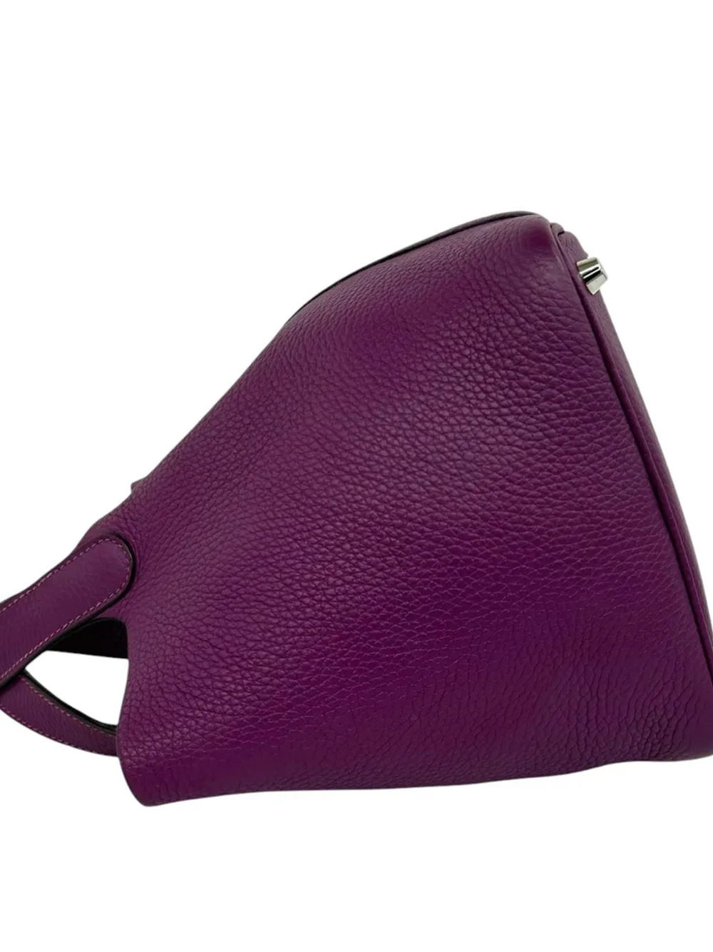 Hermès Pre-Owned 2021 Clemence Picotin Lock 18 Handbag | Purple