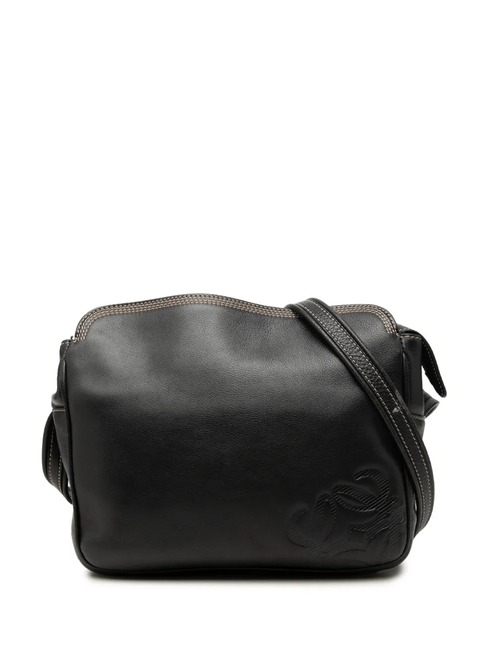 Loewe Pre-Owned 2000-2026 Anagramm-Umhängetasche aus Leder - Schwarz