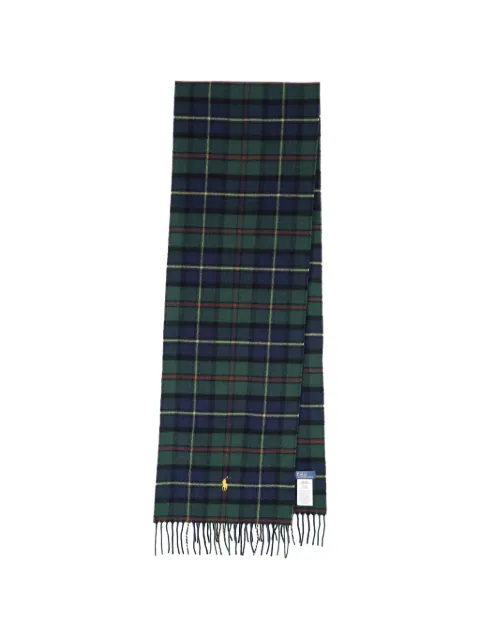 Polo Ralph Lauren tartan wool-cashmere scarf