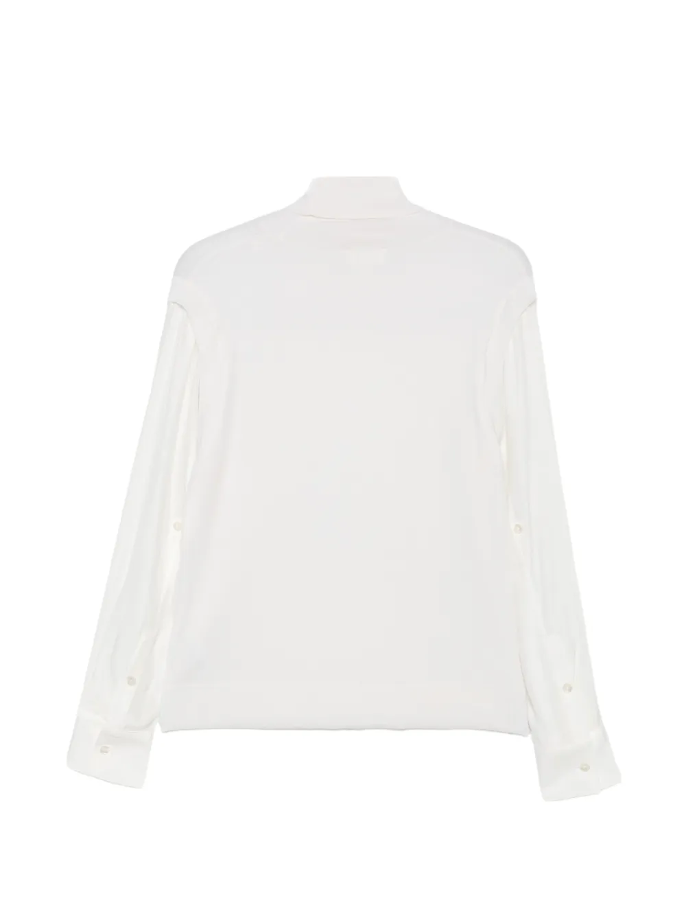 P.A.R.O.S.H. Lwynford roll-neck panelled sweater Wit