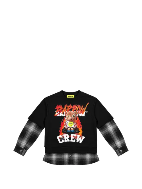 Barrow kids sweat à effet superposé et imprimé graphique
