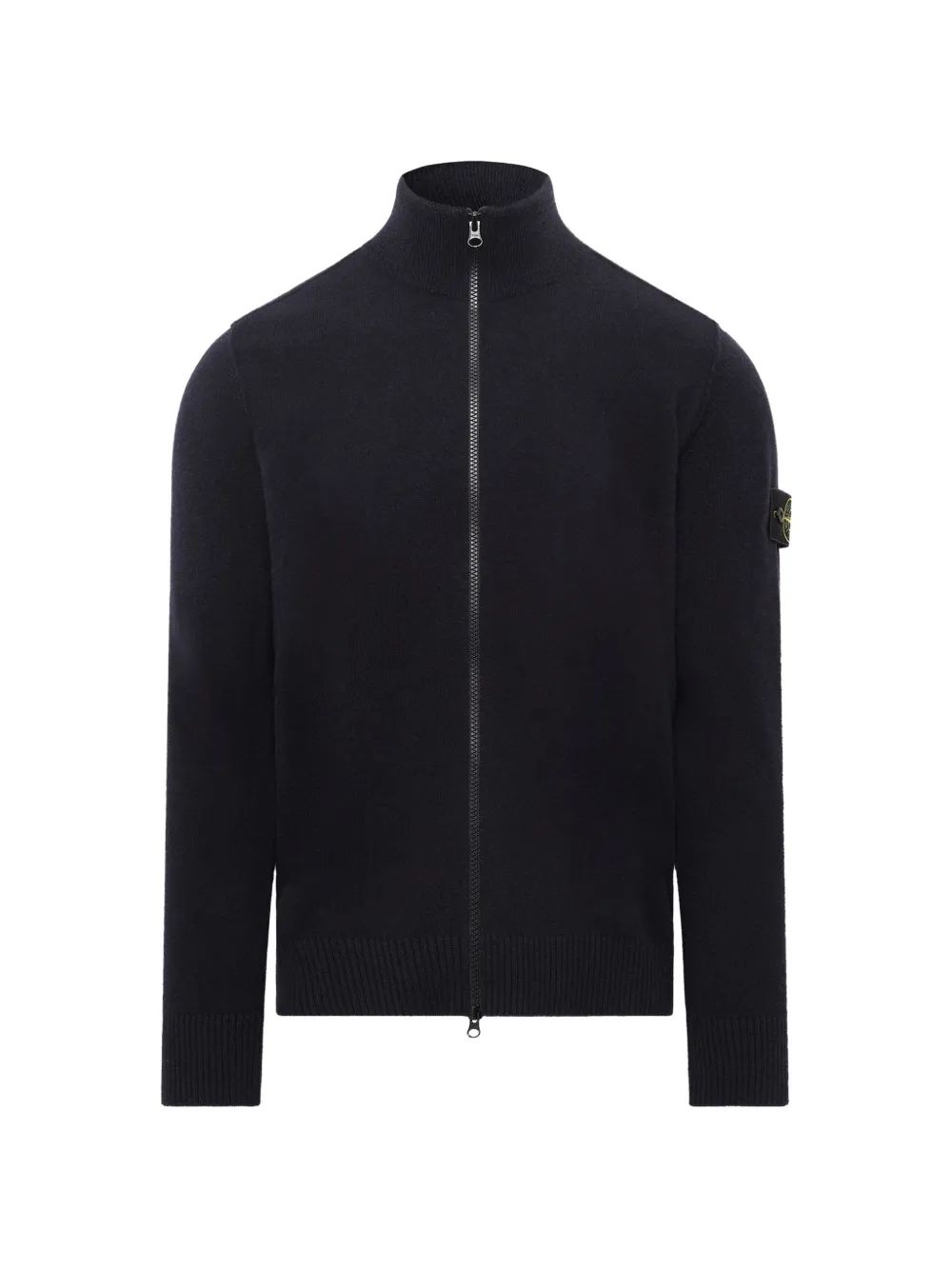 Stone Island 5100023 light RWS Geelong wool zip-up cardigan - Blue