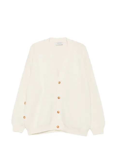 Laneus button-fastening V-neck cardigan