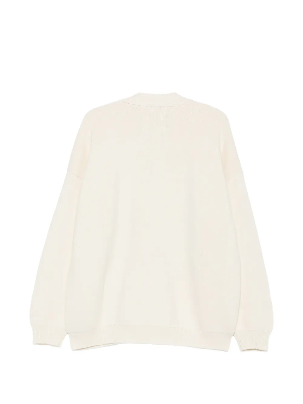 Laneus button-fastening V-neck cardigan Beige