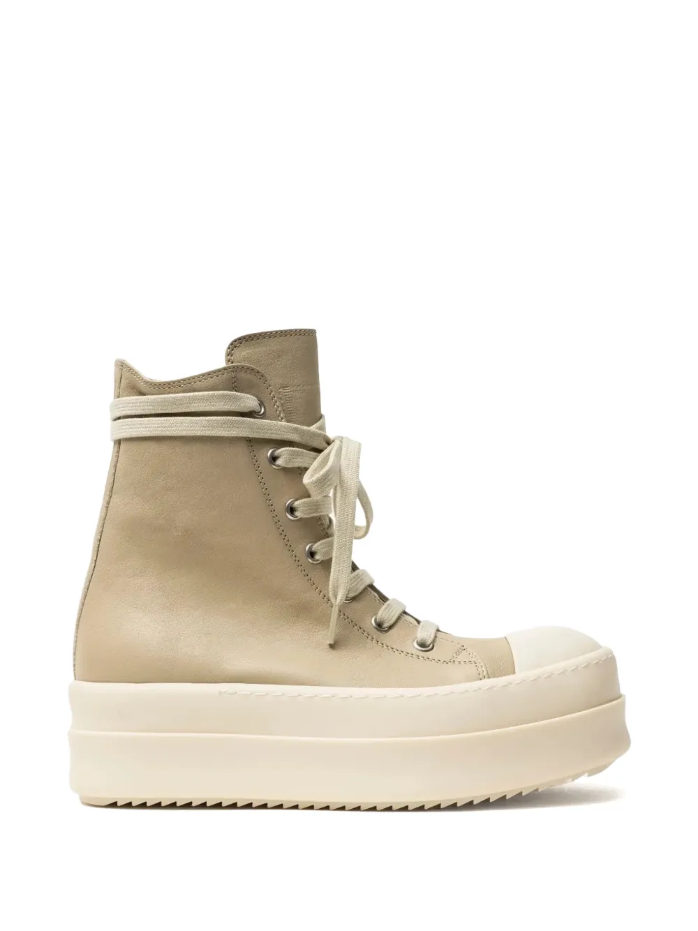 Rick Owens baskets Mega Bumper à plateforme - Tons neutres Rick Owens baskets Mega Bumper à plateforme - Tons neutres