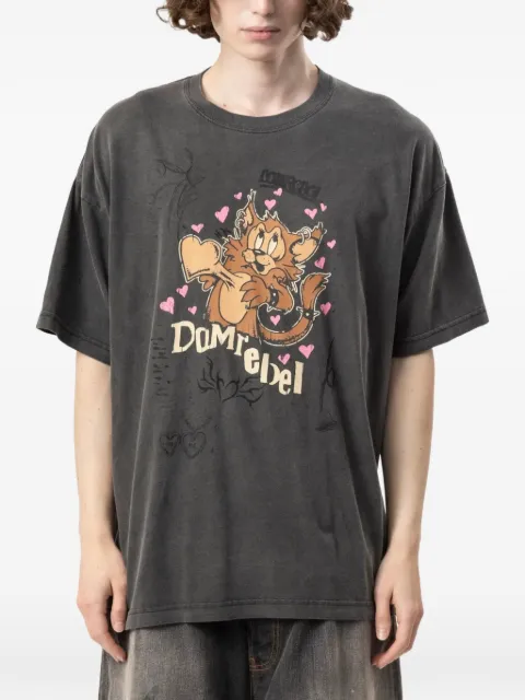 DOMREBEL Boom graphic-print cotton T-shirt