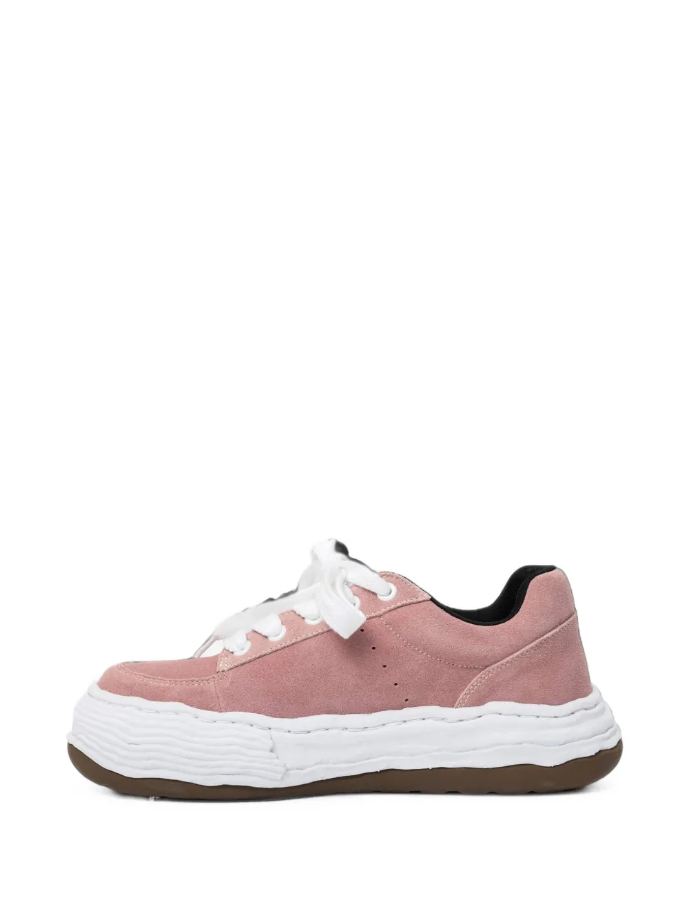 Maison MIHARA YASUHIRO OLIVER OG Sole suède low-top sneakers Roze