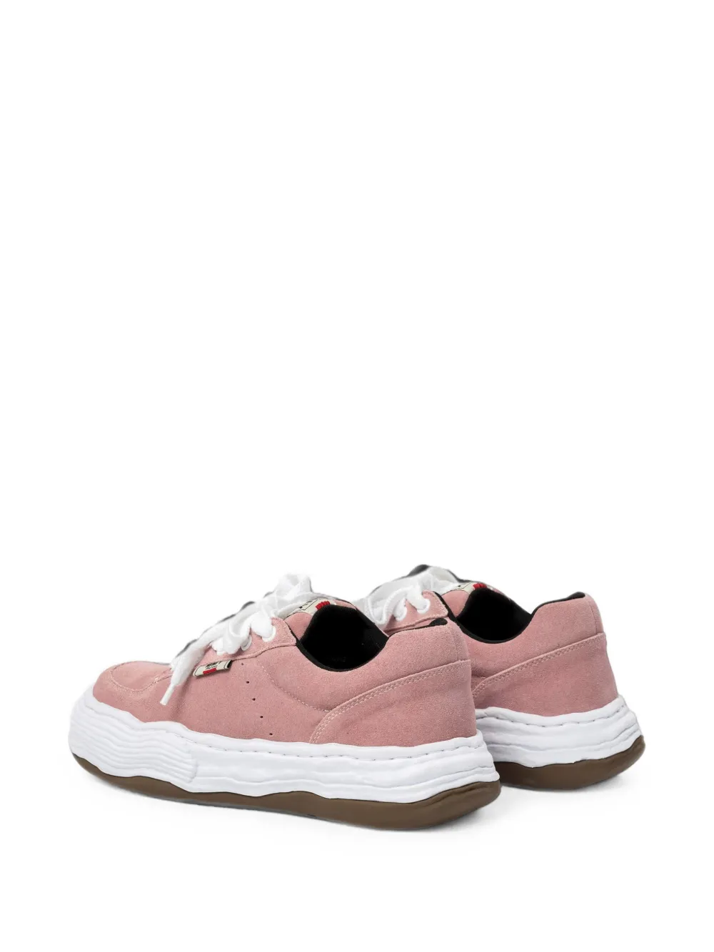 Maison MIHARA YASUHIRO OLIVER OG Sole suède low-top sneakers Roze