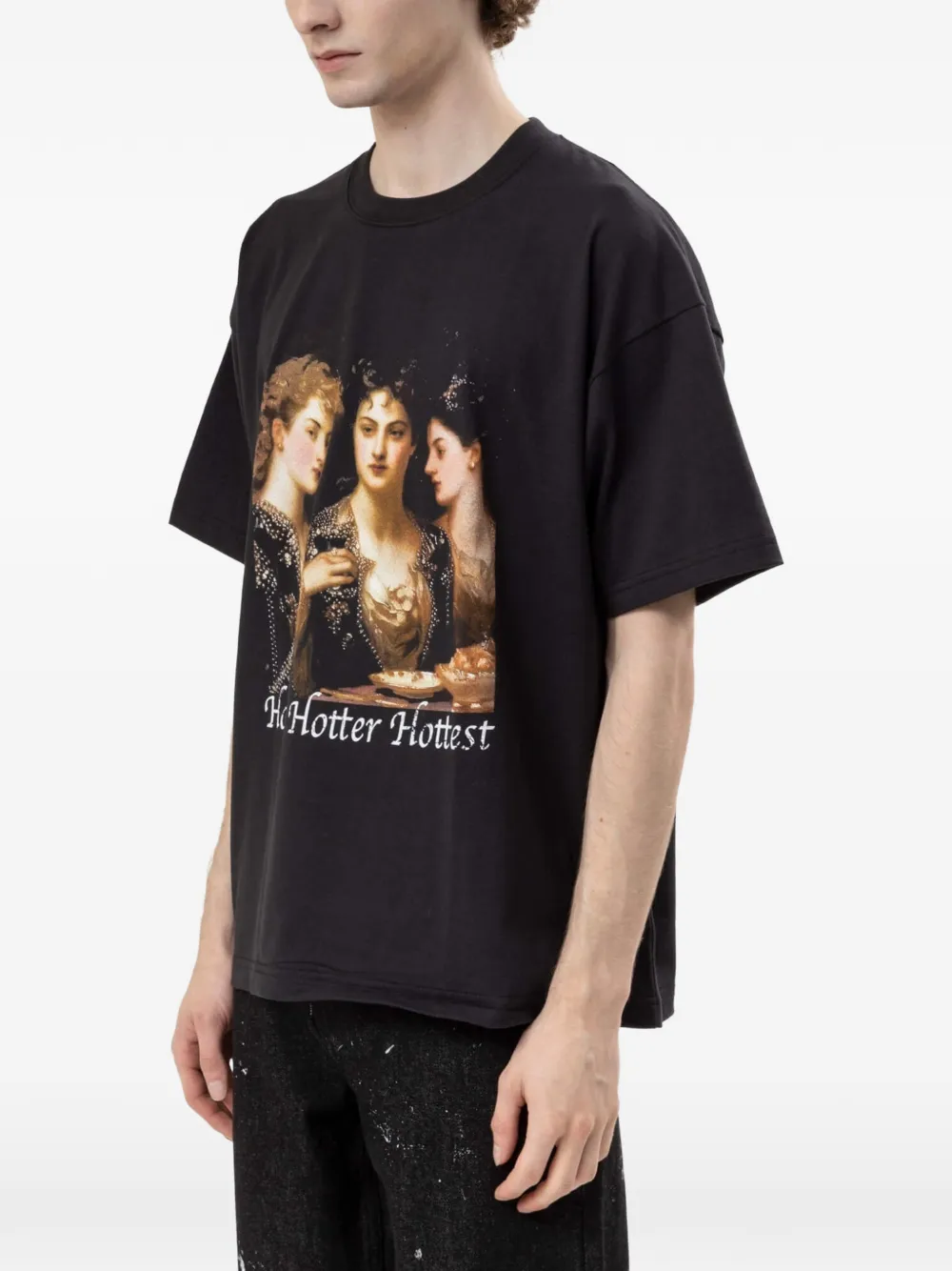 DOMREBEL Hottest graphic-print T-shirt Zwart