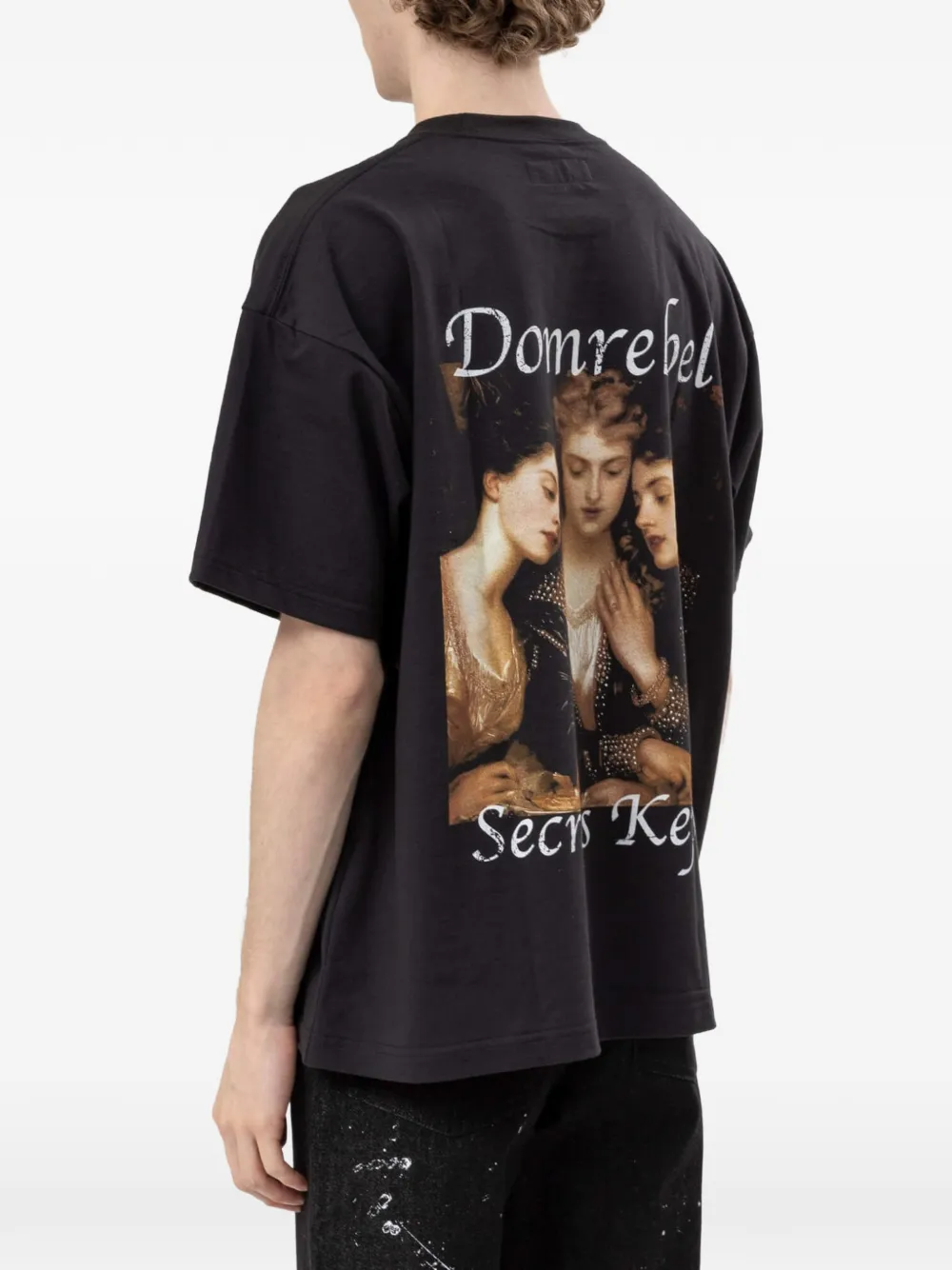 DOMREBEL Hottest graphic-print T-shirt Zwart