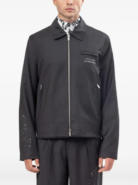 DOMREBEL Backstage hand-stitched boxy jacket