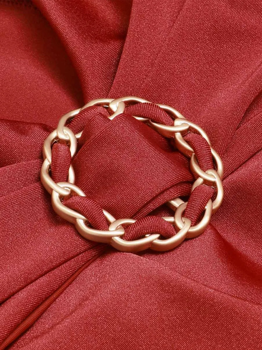 ZIMMERMANN Roselight badpak met ketting Rood
