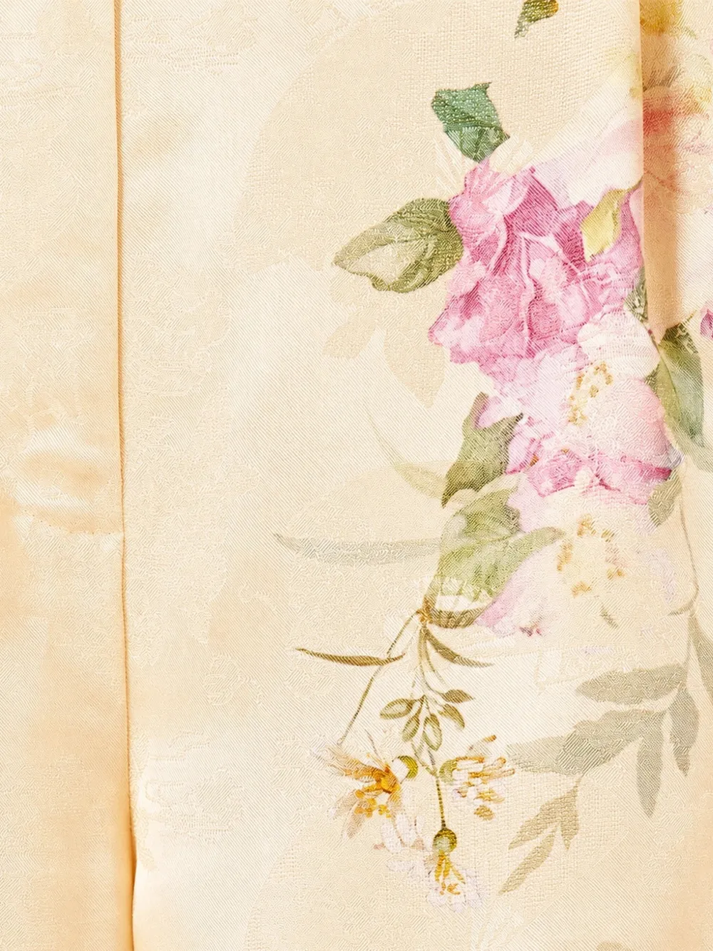 Camilla Adorned in Aranjuez floral-print trousers Beige