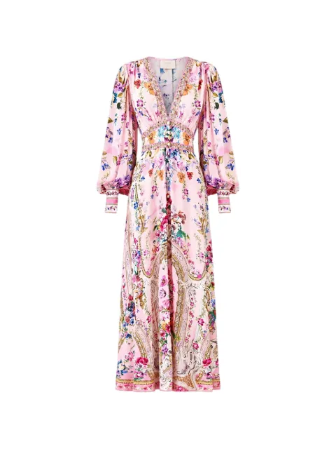 Camilla Palatial Pastels crystal-embellished maxi dress