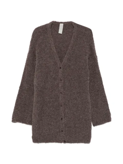 Private 0204 bouclé-knit V-neck cardigan