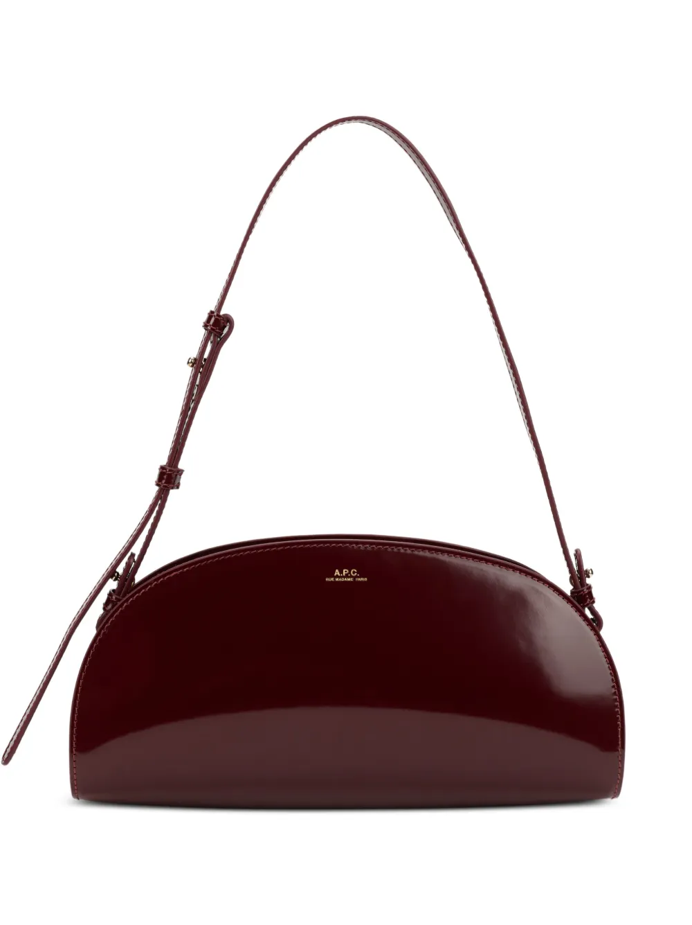A.P.C. Demi-Lune shoulder bag - Rosso