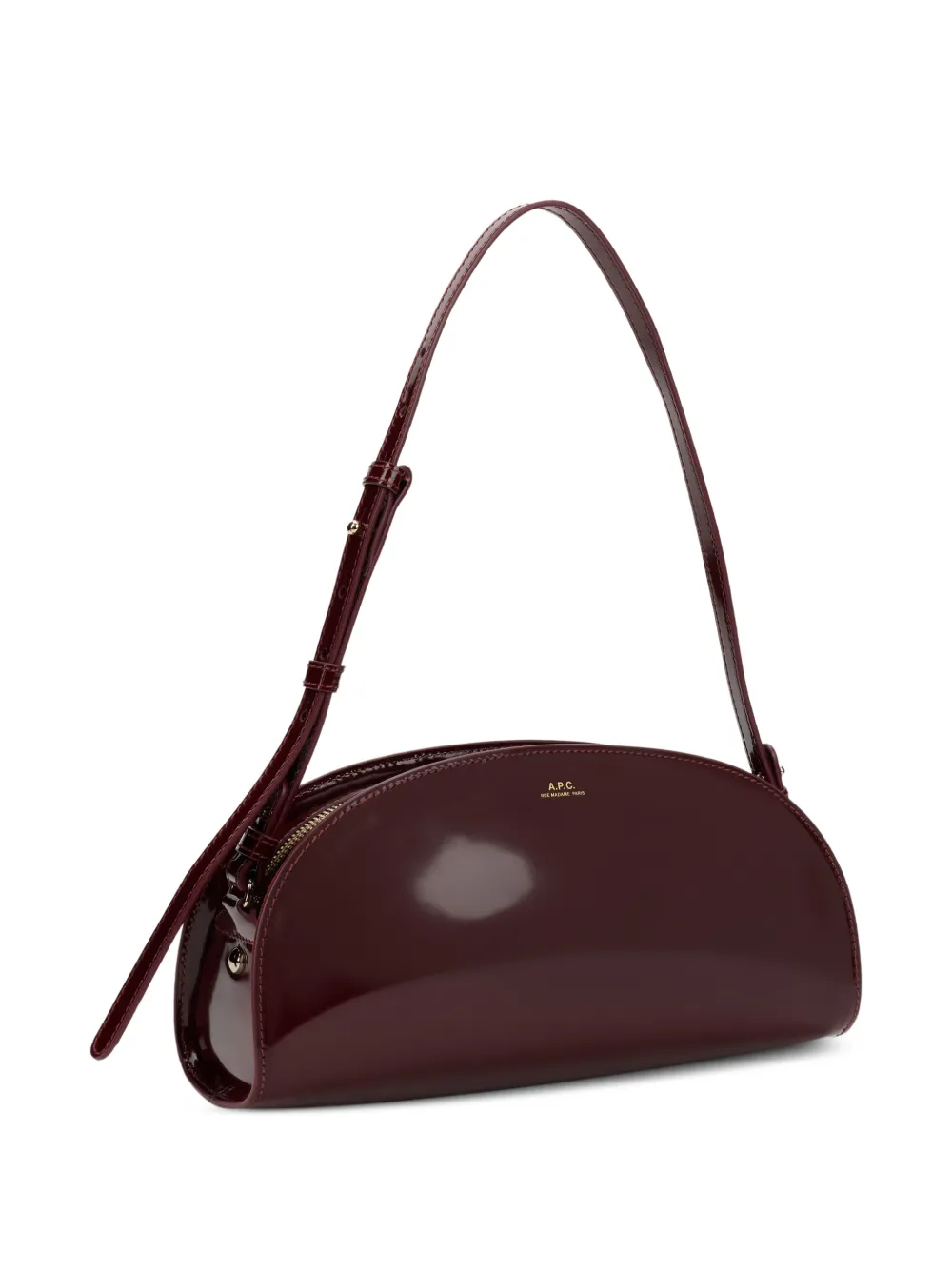A.P.C. Demi-Lune shoulder bag Rood