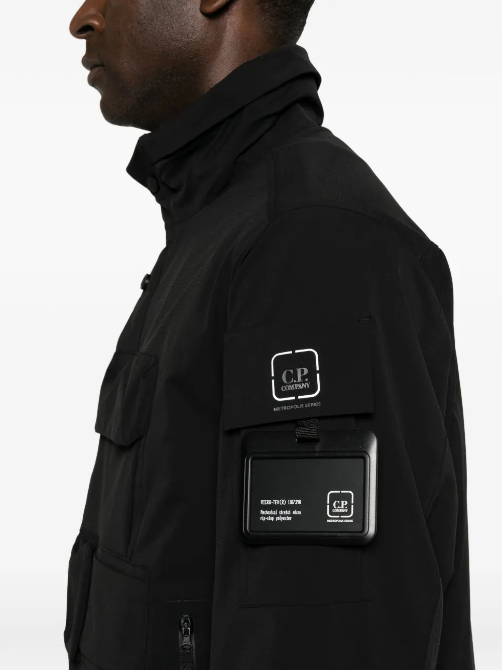 C.P. Company Metropolis Series jack met meerdere zakken Zwart
