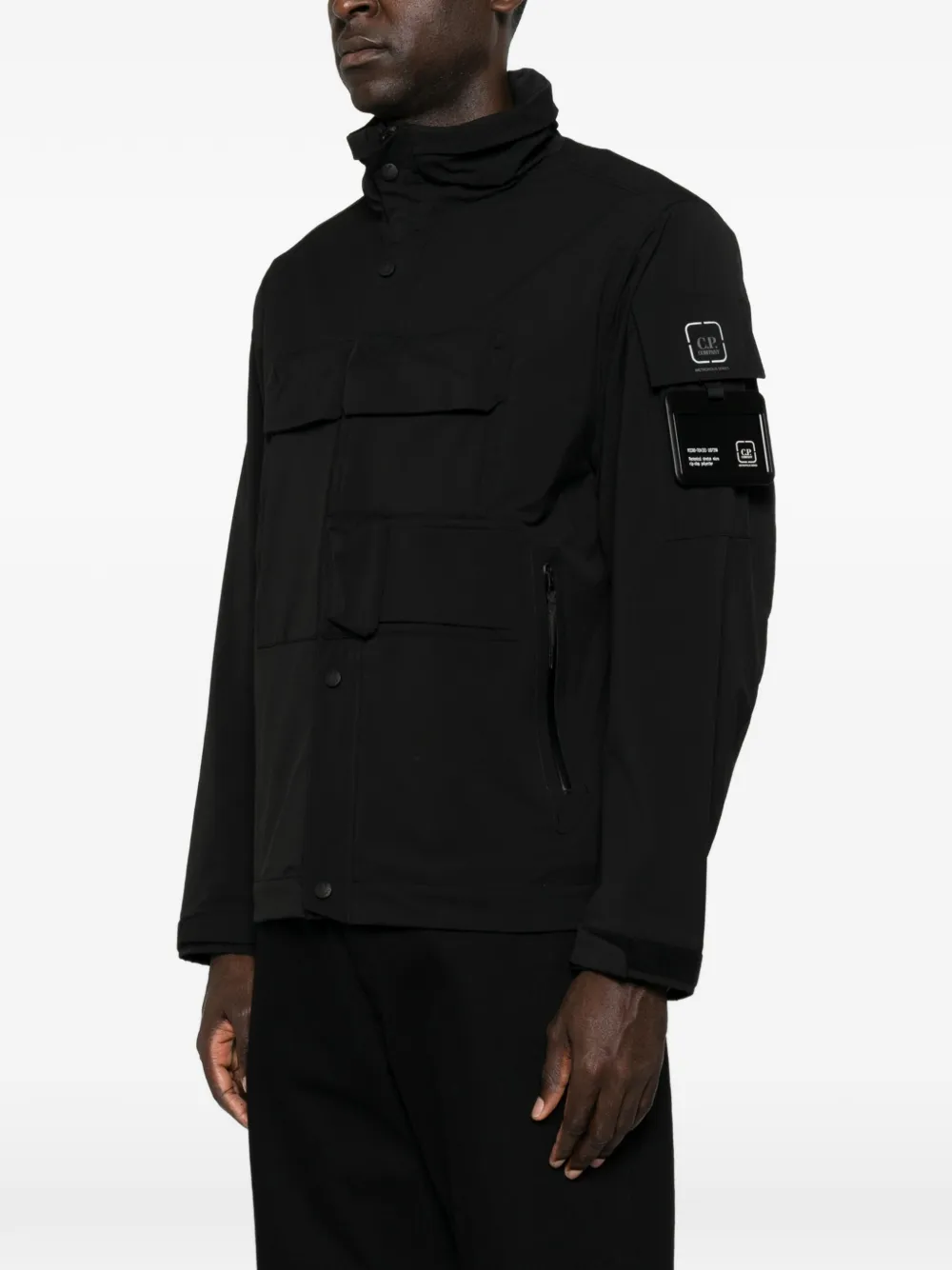 C.P. Company Metropolis Series jack met meerdere zakken Zwart
