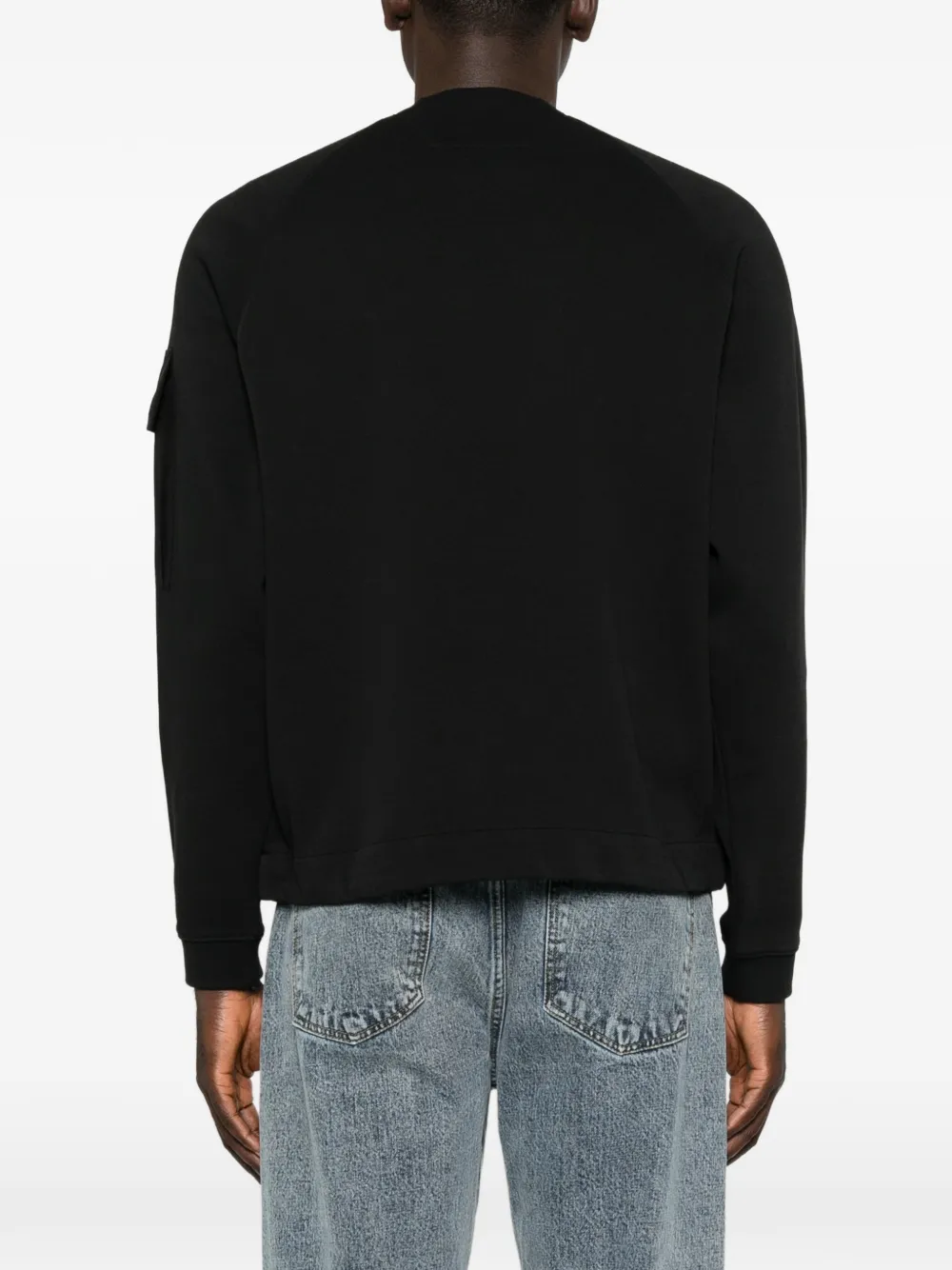 C.P. Company Metropolis Series sweater met raglan mouwen Zwart