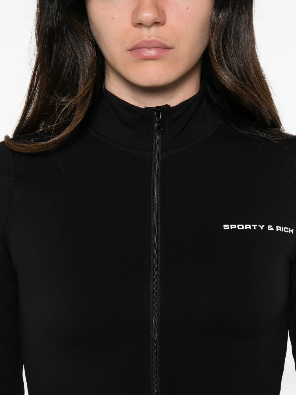 Sporty & Rich Jack met logoprint Zwart