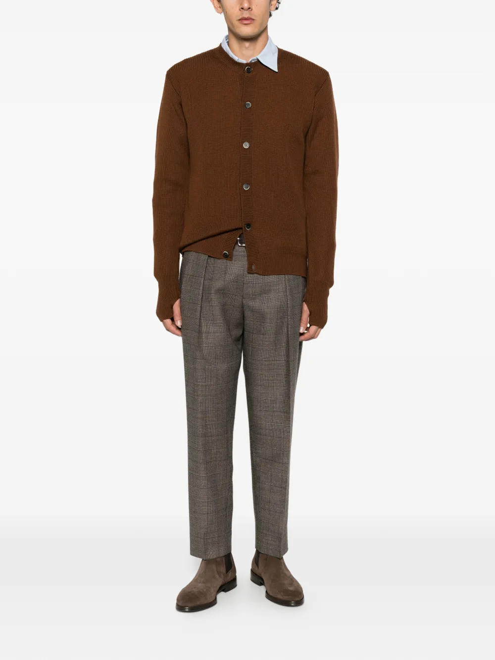 Barena ribbed-knit cardigan Bruin